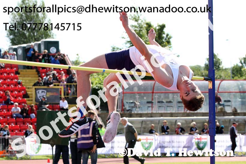 Inter boys high jump, English Schools Track and Field. Photo: David T. Hewitson/Sports for All Pics